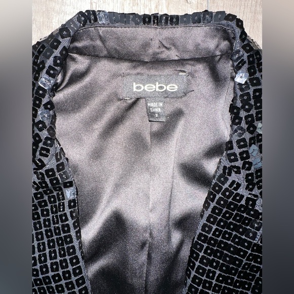 Bebe sequin blazer Size 2 - Picture 3 of 4